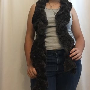 Faux fur scarf